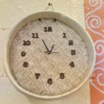 Palm Leaf Wall Clock